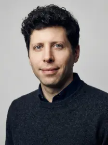 Editorial portrait of Sam Altman, CEO of OpenAI